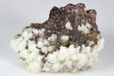 Fluorite, Calcite and Quartz Association - Cocineras Mine, Mexico #183774-1